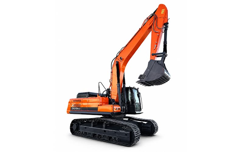 광산을 위한 최고의 하드락 분쇄기! DX370PC-9 35.6톤 굴삭기는 모든 종류의 